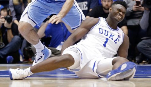 Duke’s Zion Williamson Day-to-Day With Sprained Right Knee