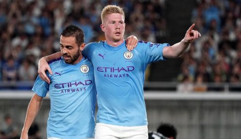 Liverpool and Manchester City Battle For Community Shield