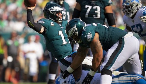 NFL Football Betting:  Philadelphia Eagles at Green Bay Packers