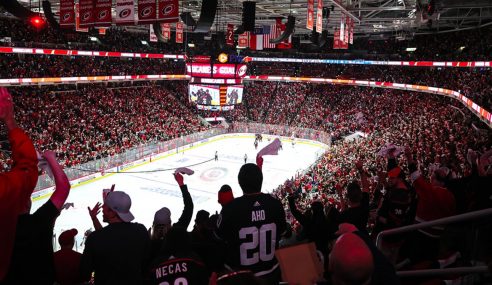 NHL Hockey:  Chicago Blackhawks at Carolina Hurricanes