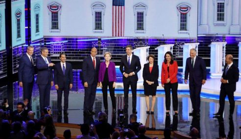 Democratic Nominee for the 2020 US Presidential Election 10/21/19 Update
