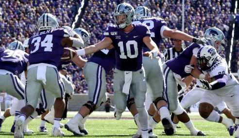 College Football:  Kansas State Wildcats at Kansas Jayhawks