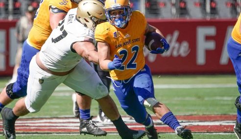 College Football:  San Jose State Spartans at Boise State Broncos