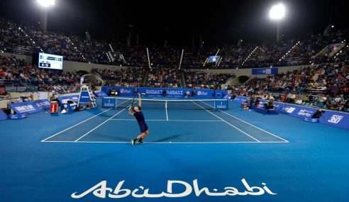 Nadal, Djokovic In The Field At The Mubadala World Tennis Championship