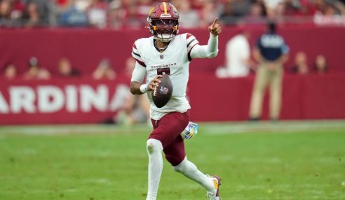 Commanders Daniels, Heavy Favorite for Offensive Rookie of The Year